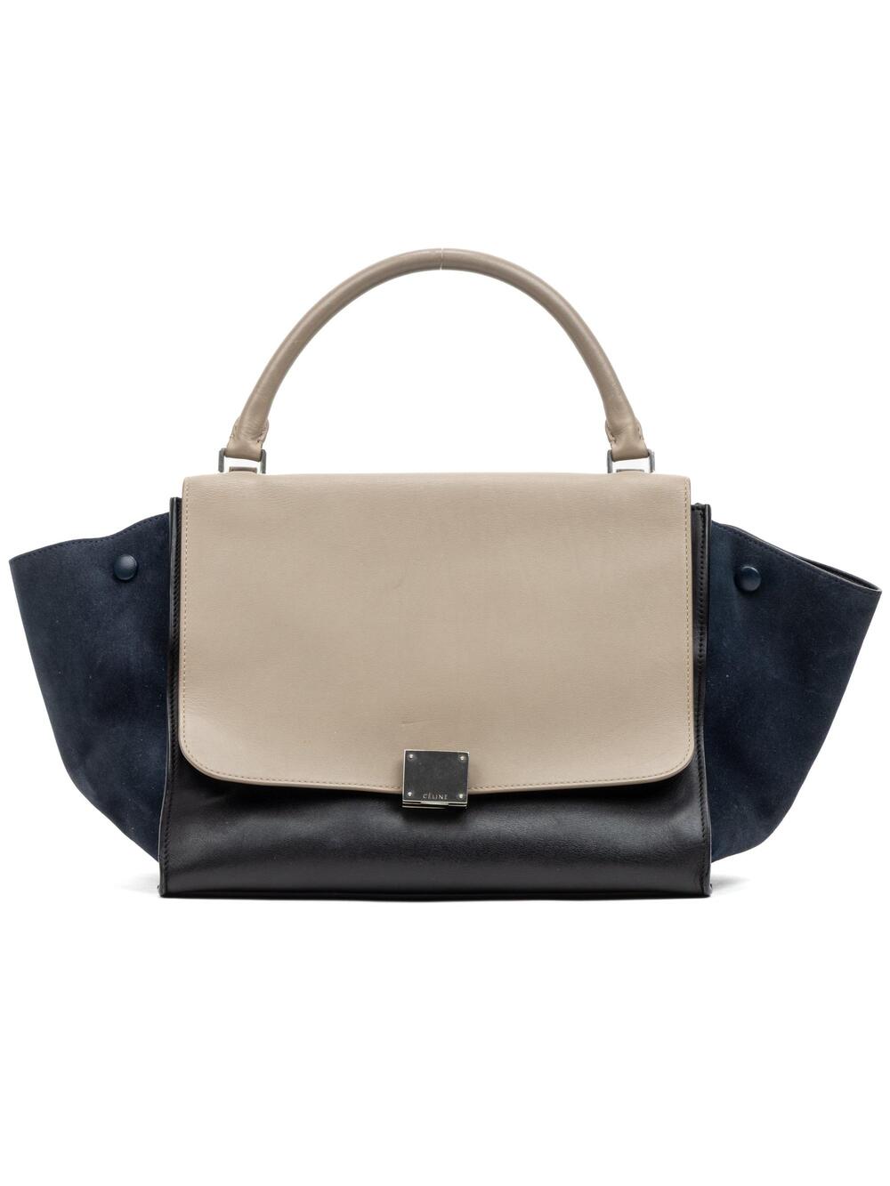 Celine Tricolor Trapeze Bag Leather #326303C82B